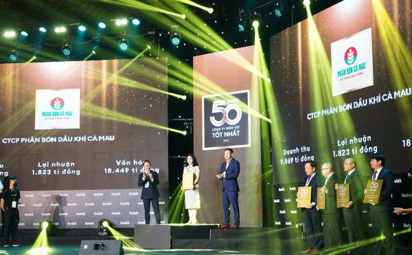 PVCFC lần thứ 2 đạt Top 50 công ty niêm yết tốt nhất năm 2022 của Forbes Việt Nam